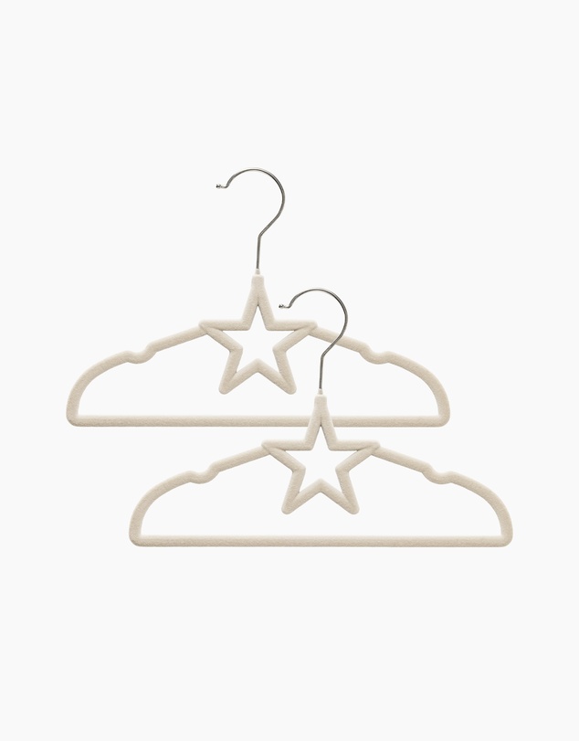 Living Textiles - 10pk Baby Coat Hangers - Stars/Beige