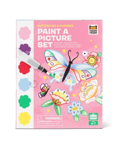 Tiger Tribe - Paint a Picture Set - Butterflies and Flowers
