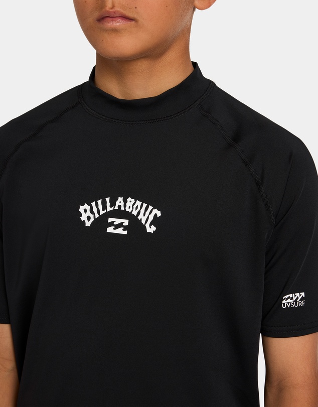 Billabong Kids - Boys 8 to 16 Boys All Day Arch Regular Fit Short Sleeve Rashguard