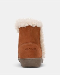 Vionic - Unwind Bootie Slipper - Tan
