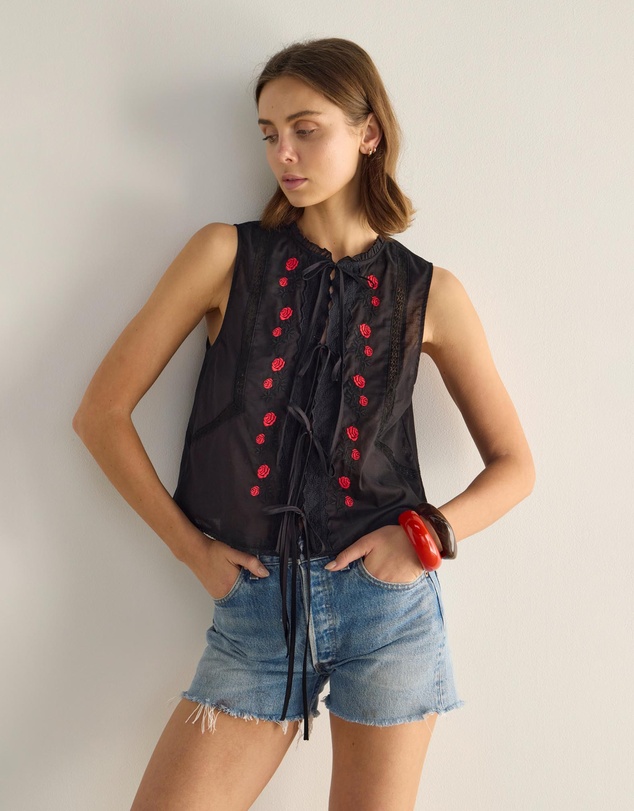 Auguste The Label - Bellamy Embroidered Blouse