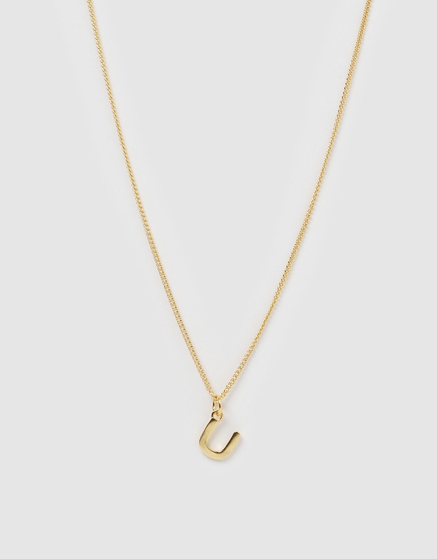 Izoa - Alphabet Letter U Necklace