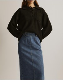 Atmos&Here - Nova Denim Maxi Skirt