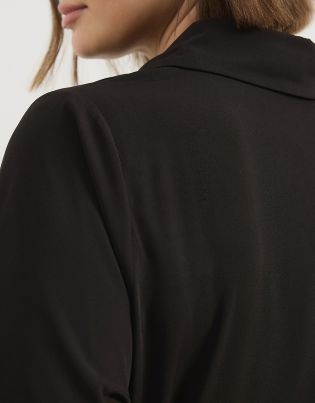 Atmos&Here Curvy - Aveline Tie Back Shirt