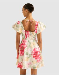 Forever New - June Ruched V Neck Mini Dress