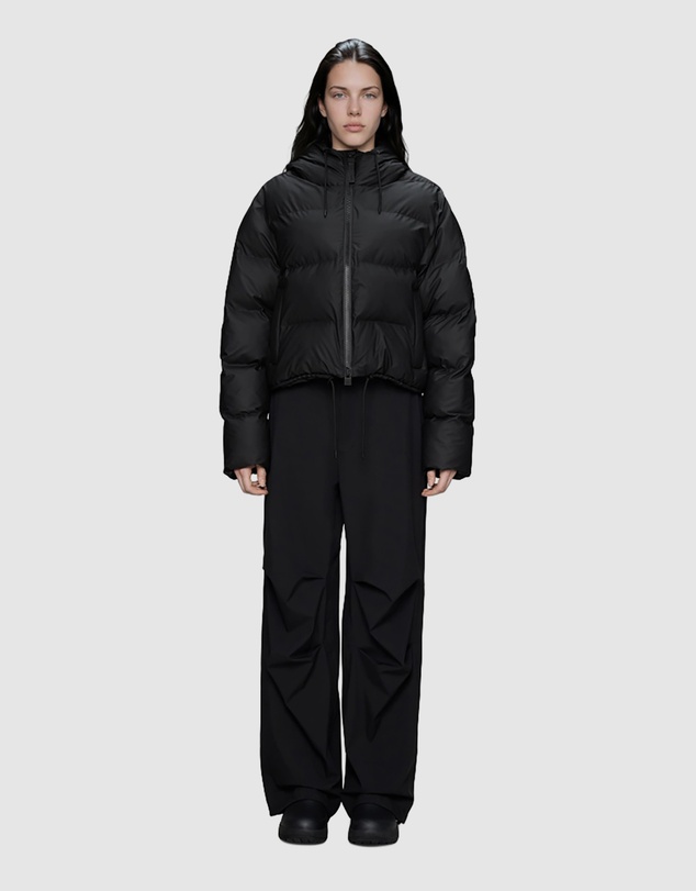 RAINS - Women's Alta Short Puffer Jacket Black