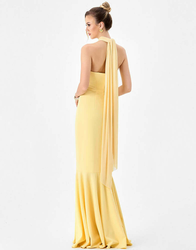 Bariano - Halisa High Neck Gown