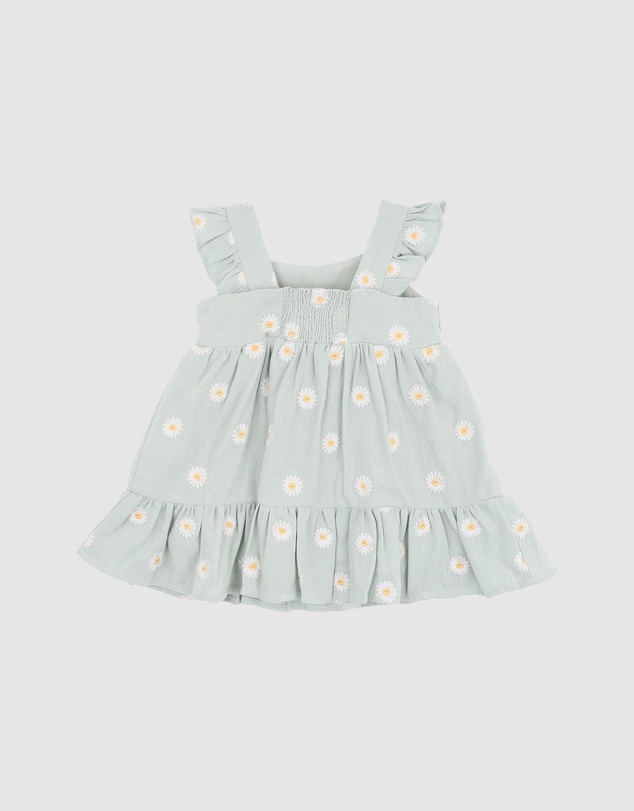 Bebe by Minihaha - Tess Embroidered Daisy Dress - Babies