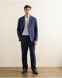 AERE - Leo Linen Suit Pants