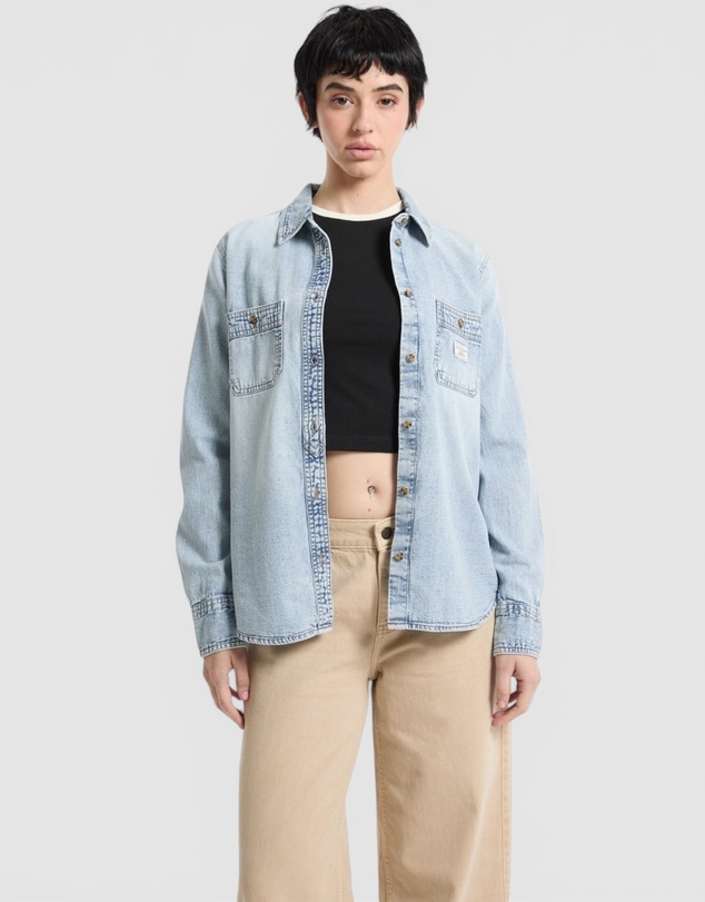 GUESS - GUESS JEANS Regular Long Sleeve Denim Shirt