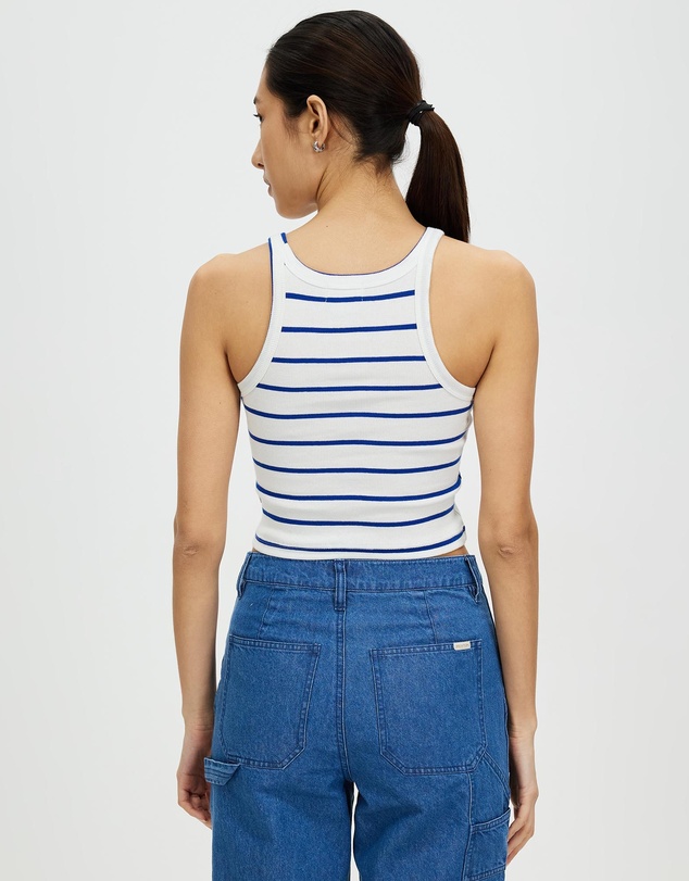 Brixton - Organic Rib High Neck Tank
