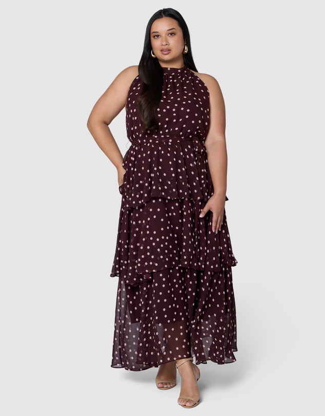 Pink Dusk by Curve Project - Adore Maxi Dress