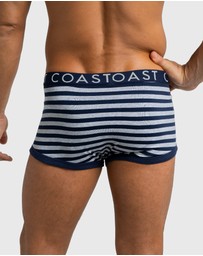 Coast Clothing - 3 Pack Stripe Boxer Briefs