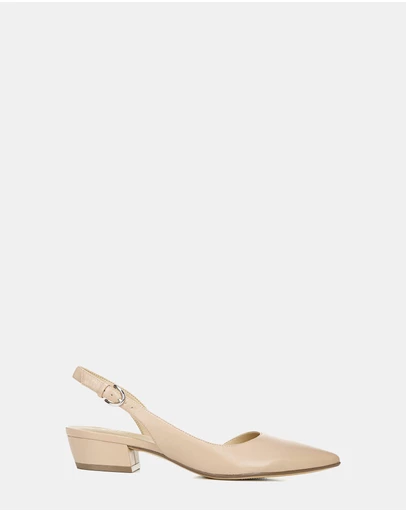 Naturalizer - Banks Slingback Heeled Sandal - Barely Nude