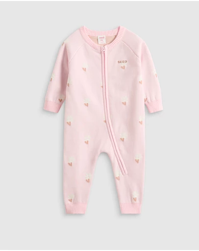Seed Heritage - Jacquard Knit Jumpsuit