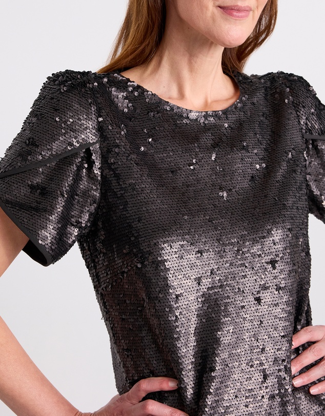 David Lawrence - Inez Sequin Mini Dress