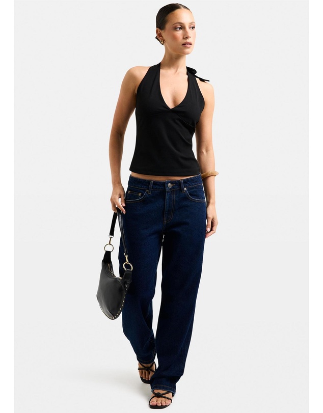 General Pants Co. Basics - Plunge Halter Top