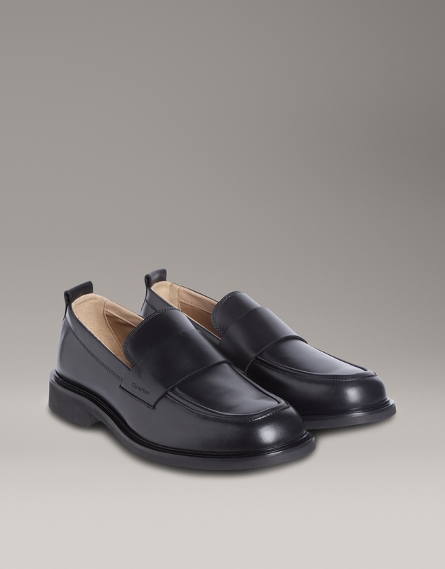 Calvin Klein - Square Leather Loafers