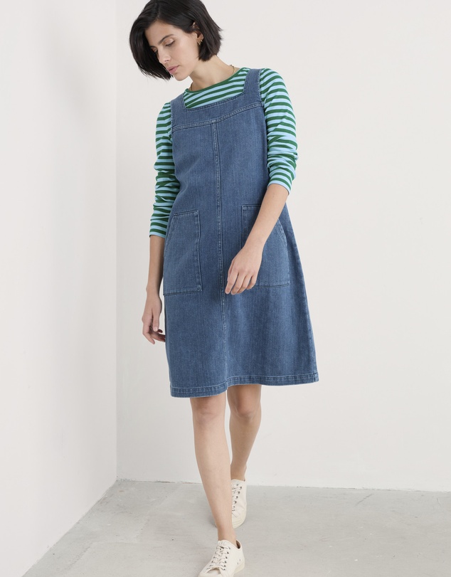 Seasalt - Seasalt Cornwall Blue Calican Dress
