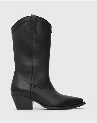 Betts - Howdy Suede Leather Western Boots