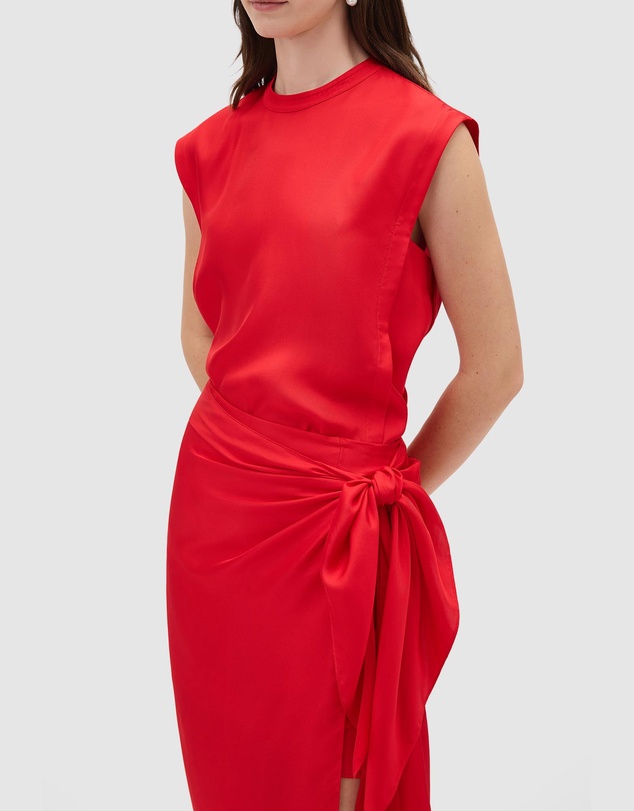 Oroton - Silk Sarong Skirt