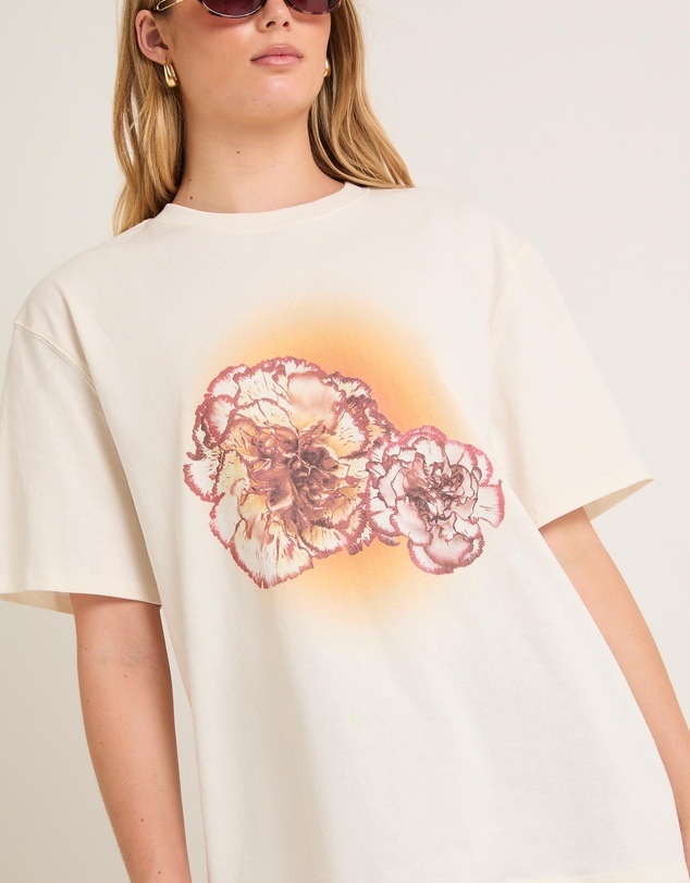 Alice In The Eve - Sunrise Flower Oversized T-Shirt