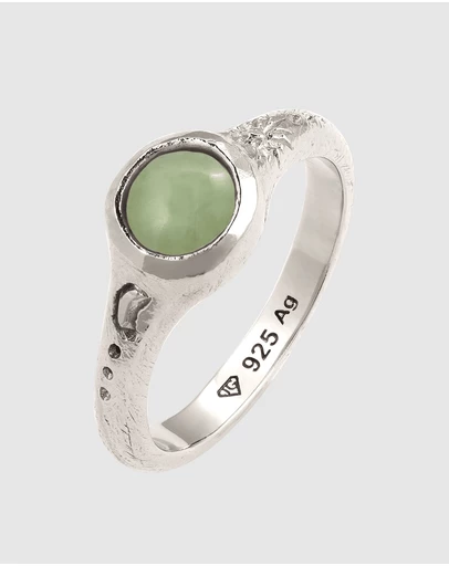 Haze & Glory - Botanical Jade Ring