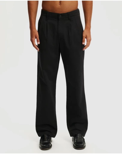 Cotton On - Baggy Pleated Pants