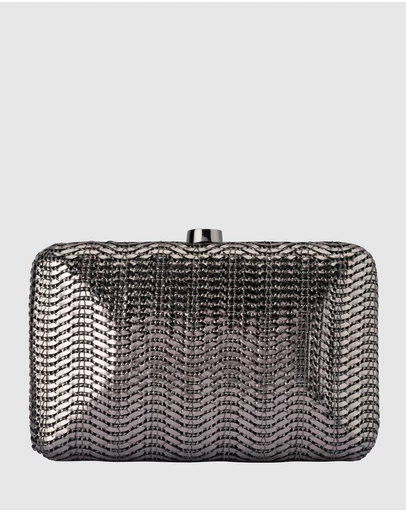 Olga Berg - Hannah Textured Clutch