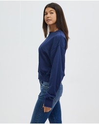 DRICOPER DENIM - Gemma Navy Loose Sweats