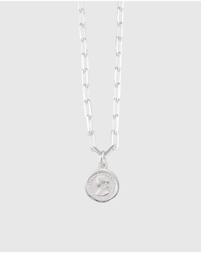 Von Treskow - Micro Coin Fine Clip Chain Necklace