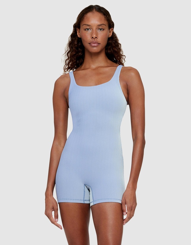 Zulu & Zephyr - Stripe Rib 4 Inch Bodysuit