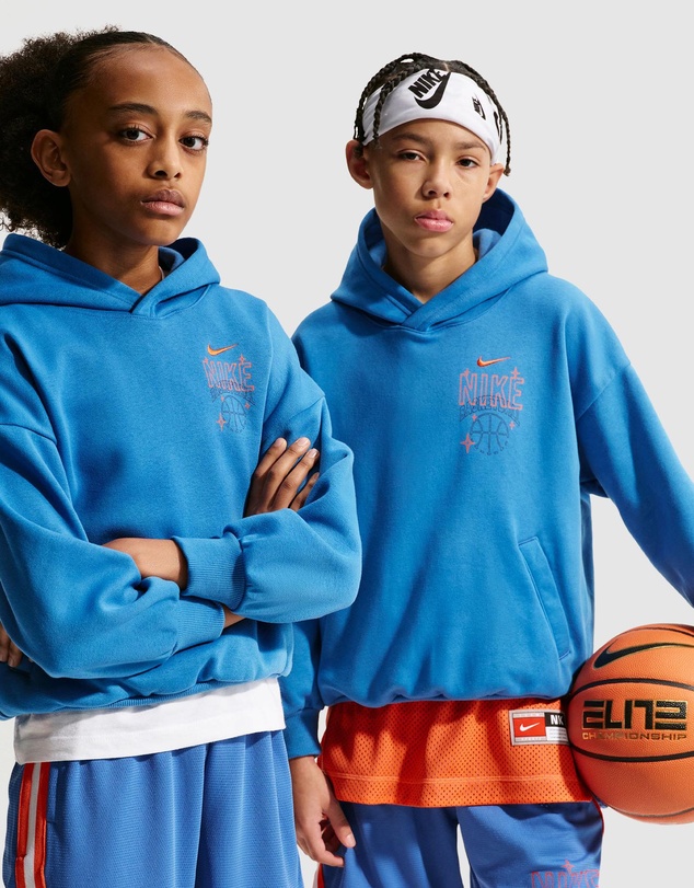 Nike - Oversized Fleece Basketball Hoodie - Teens