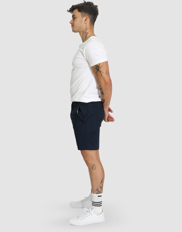 Mosmann - Brando Chino Shorts - Navy