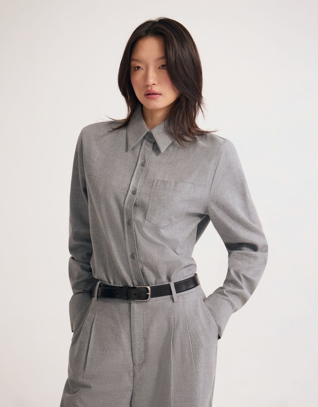Oxford - Adrienne Euro Fabric Oversize Shirt
