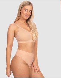 B Free Intimate Apparel - Seamless Cotton High Waist G String