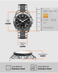 Armani Exchange - Two Tone Chronograph Watch