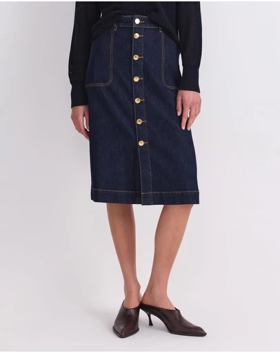 Sportscraft - Peyton Denim Midi Skirt
