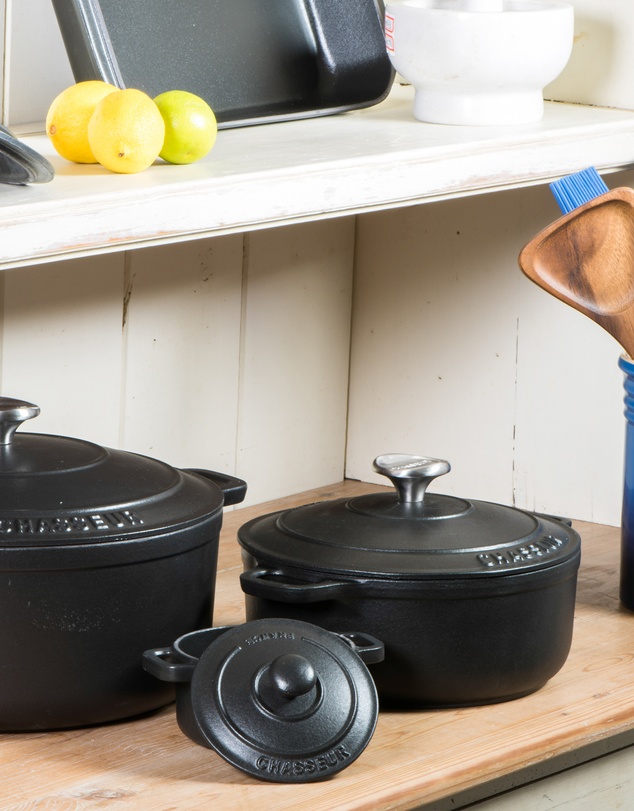 Chasseur - Round French Oven 26cm - Matte Black