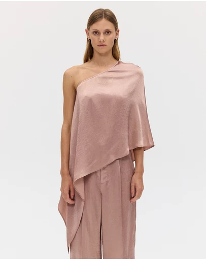 Third Form - Crush One Shoulder Cape