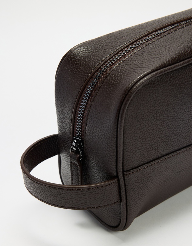 AERE - Leather Wash Bag