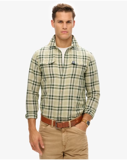 Superdry - Merchant Linen Check Shirt