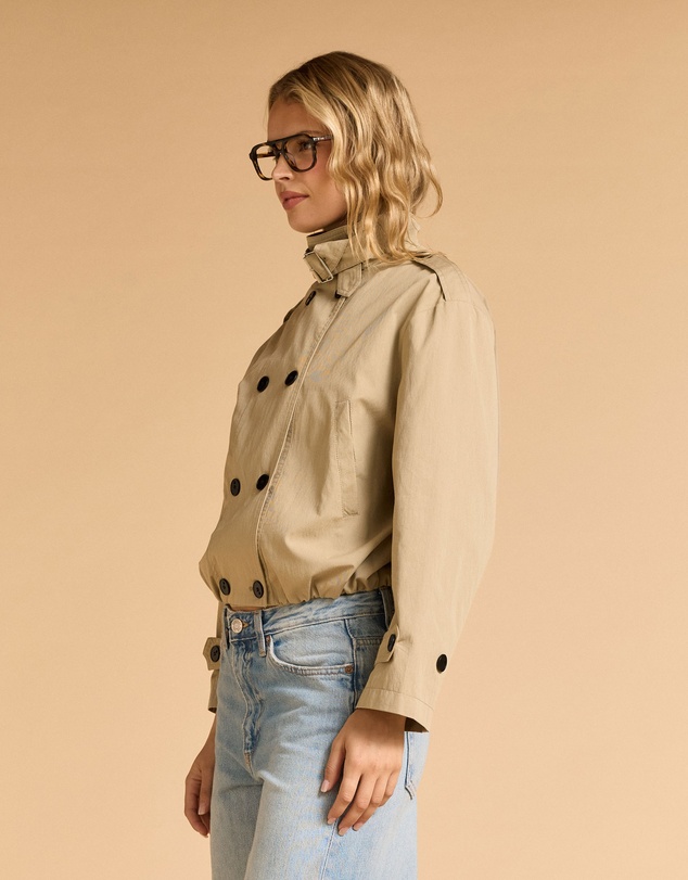 MVN - Cropped Trench Coat
