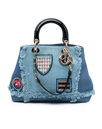 Pre-Loved by Azura Reborn - Pre-Loved Denim Patch D Light Satchel