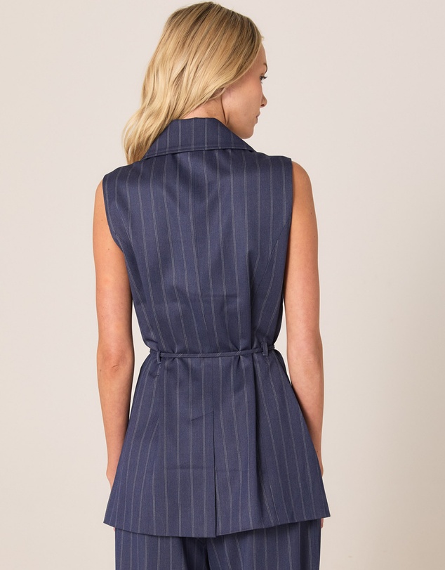 Fate + Becker - Zephyr Wrap Vest With Belt