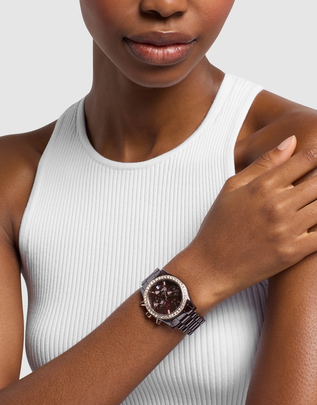 Michael Kors - Lexington Brown Chronograph Watch