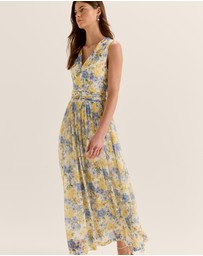 Review - Elba Floral Mesh Maxi Dress