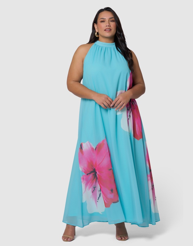 Pink Dusk by Curve Project - Love Goes Maxi Dress