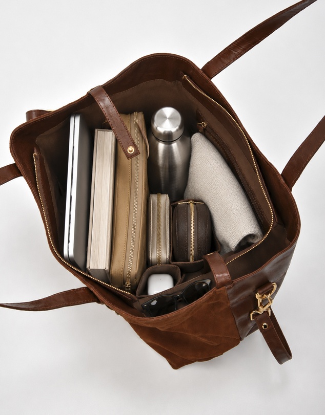 Cobb & Co - Hawthorn Suede Leather Tote