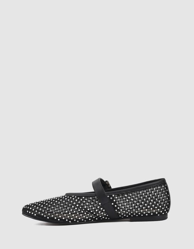 Verali - Damsel Diamante Mary-Jane Flat